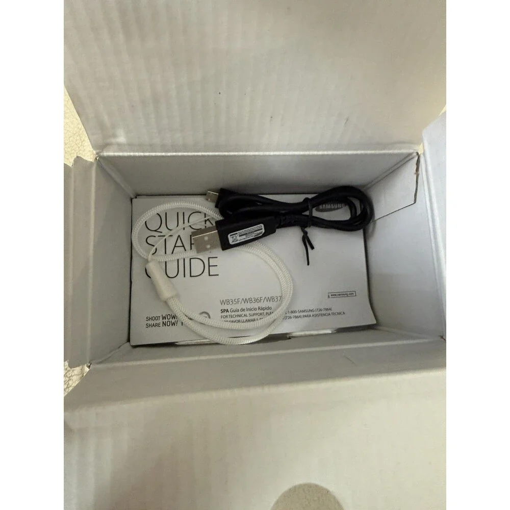 Samsung WB35F 16.2MP WIFi Digital Smart Camera - New White Open Box